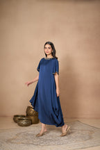 NAVY GALLOP DRESS