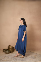 NAVY GALLOP DRESS