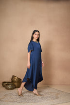 NAVY GALLOP DRESS