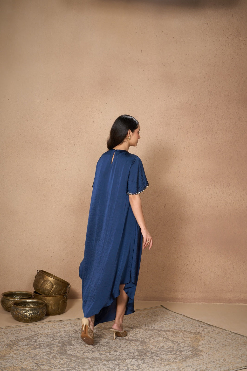 NAVY GALLOP DRESS