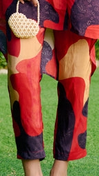 RED CRYPTO TROUSER