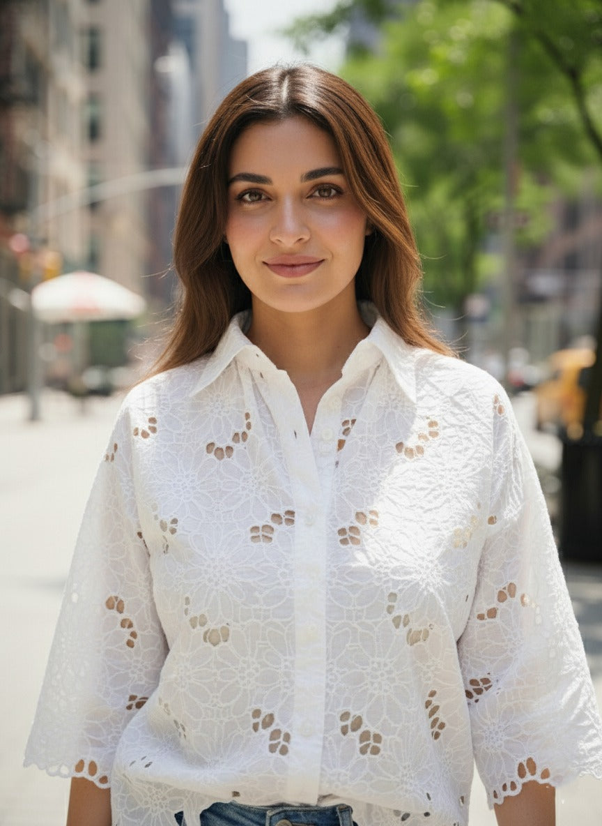 WHITE MILANO SHIRT