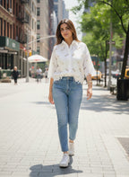 WHITE MILANO SHIRT