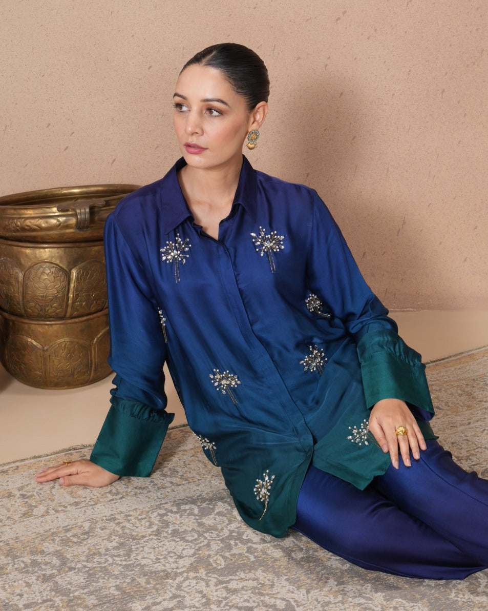 BLUE OMBRE SYNERGY SHIRT
