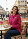 RANI SWAN YOKE PLEATED SHIRT