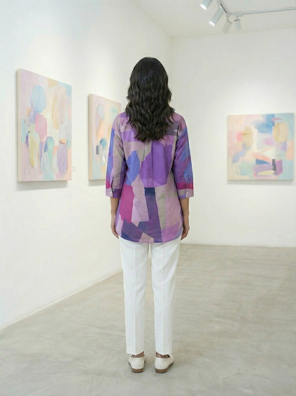PURPLE SAHARA BREEZE SHIRT