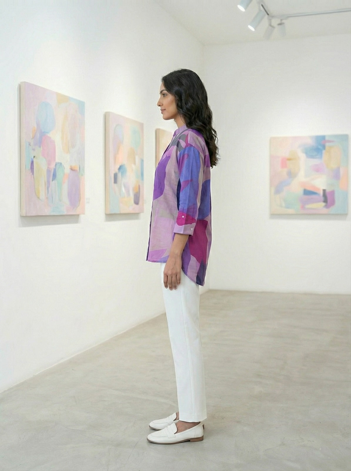 PURPLE SAHARA BREEZE SHIRT