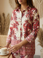 RED FARAH SHIRT