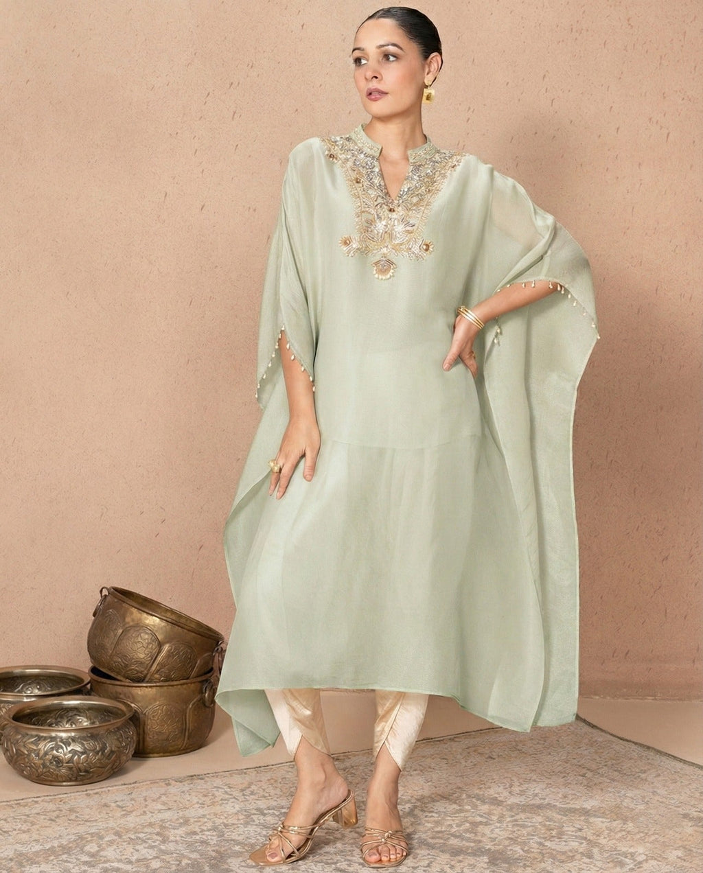 PISTA GREEN KALINI TUNIC