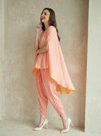 PEACH CLAMP TUNIC
