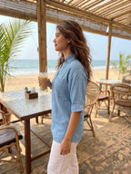 DENIM BLUE DENI SHIRT