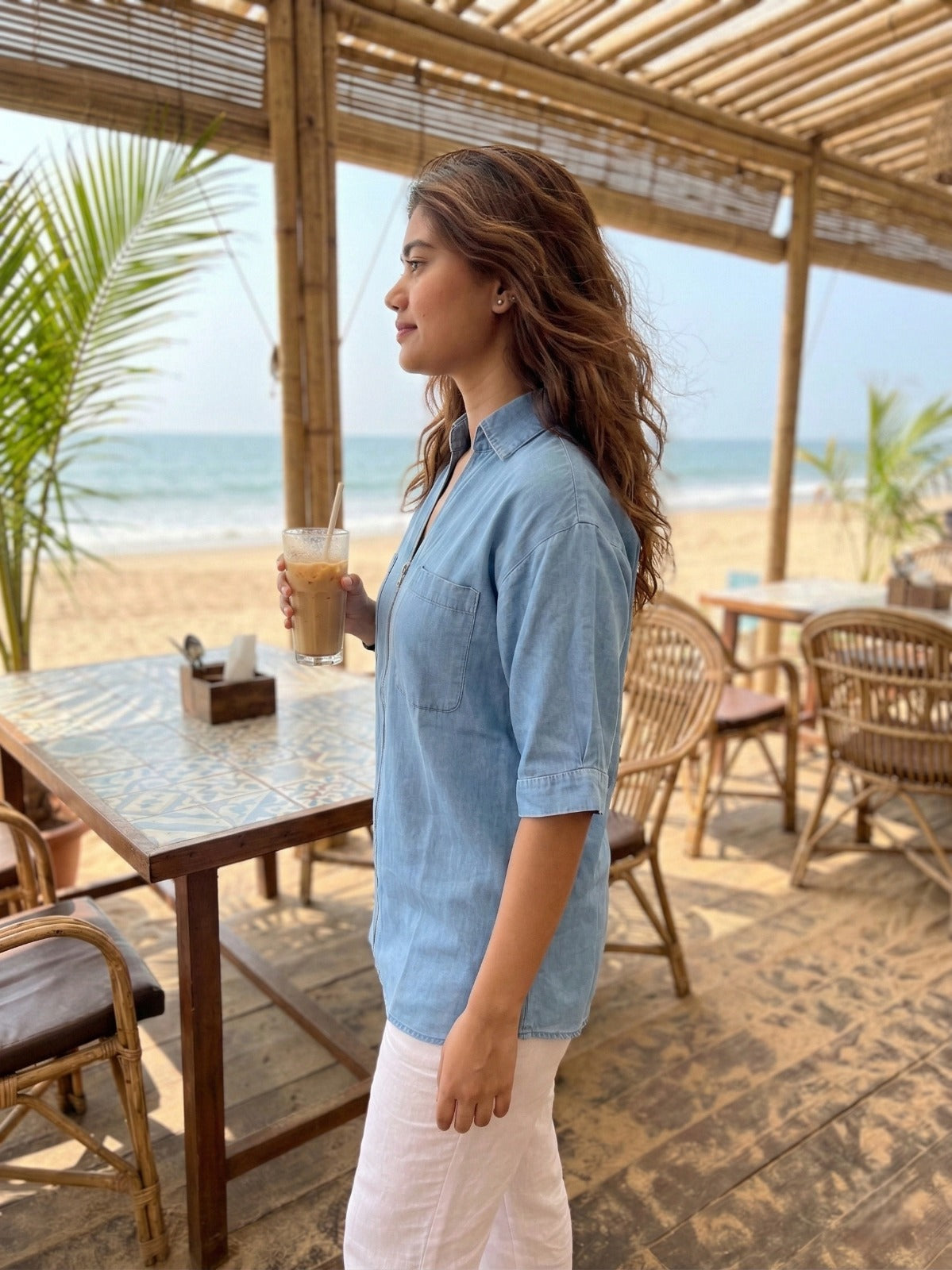 DENIM BLUE DENI SHIRT