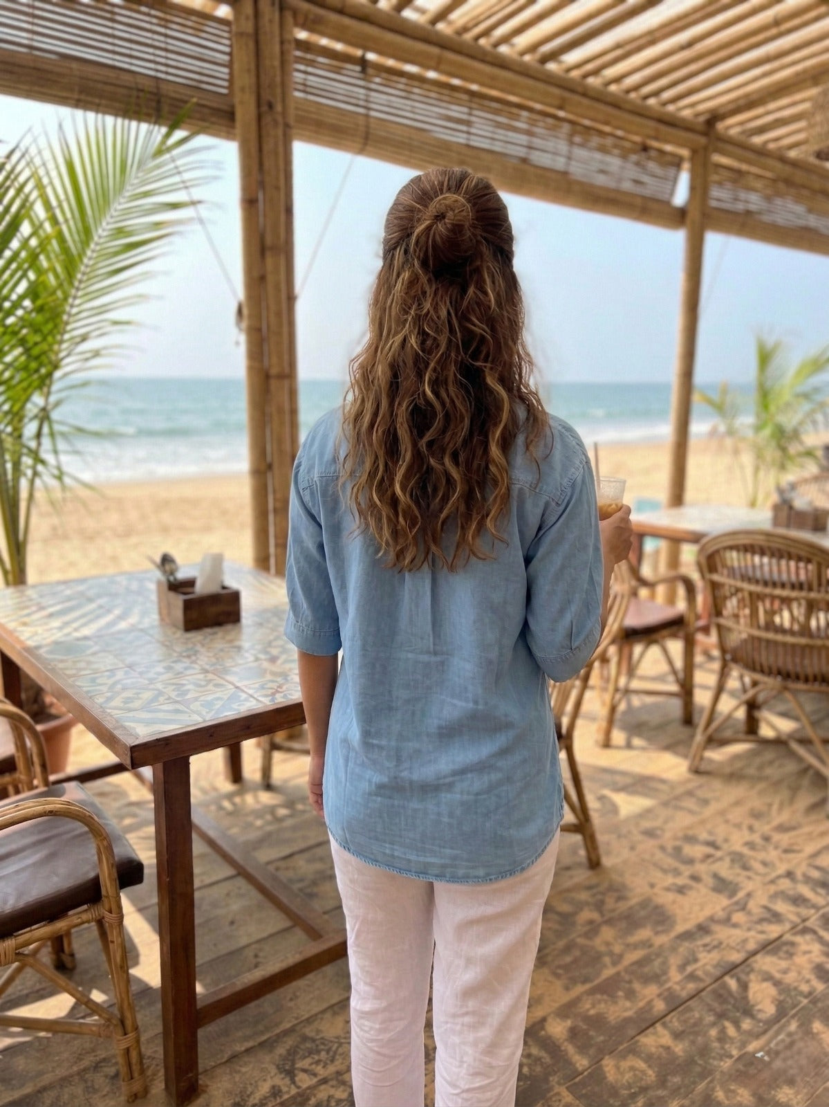DENIM BLUE DENI SHIRT