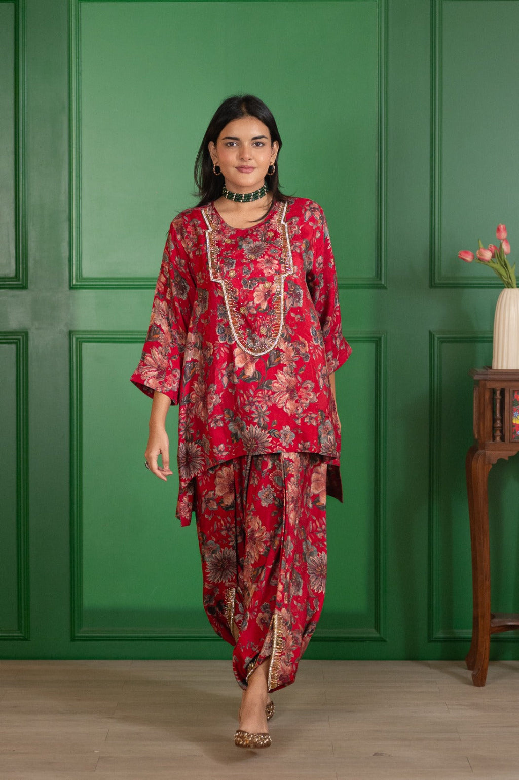 RED RUBY GARDEN MARRAKESH PANTS