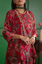 RED RUBY GARDEN MARRAKESH TUNIC