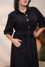 BLACK LEXINGTON DRESS