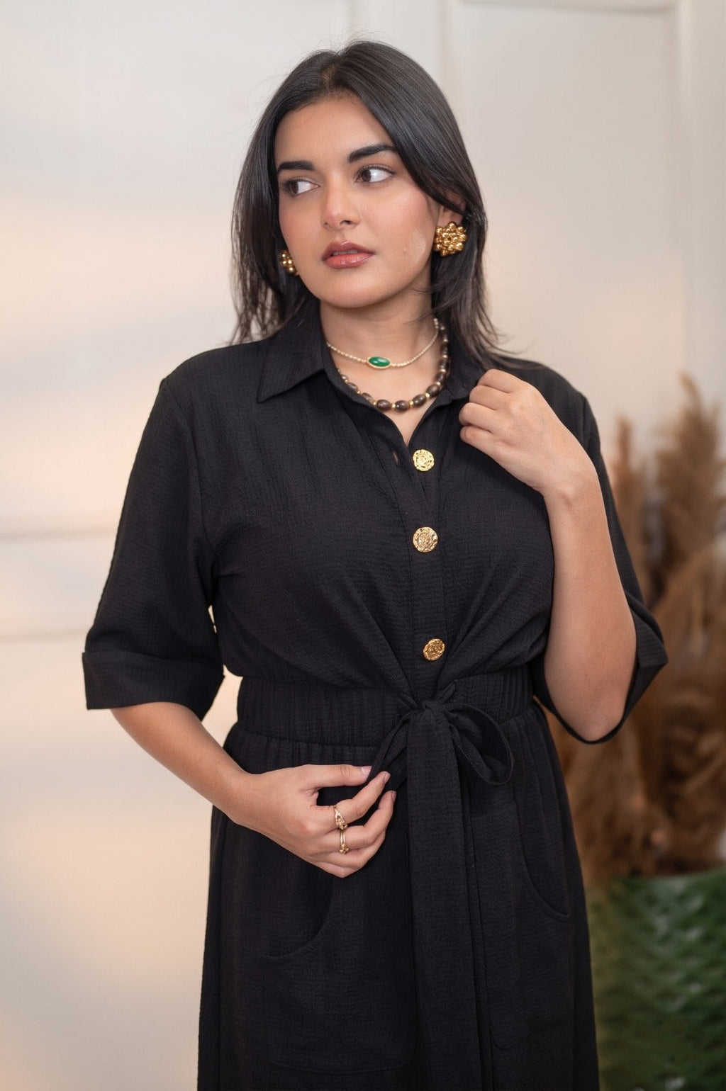 BLACK LEXINGTON DRESS