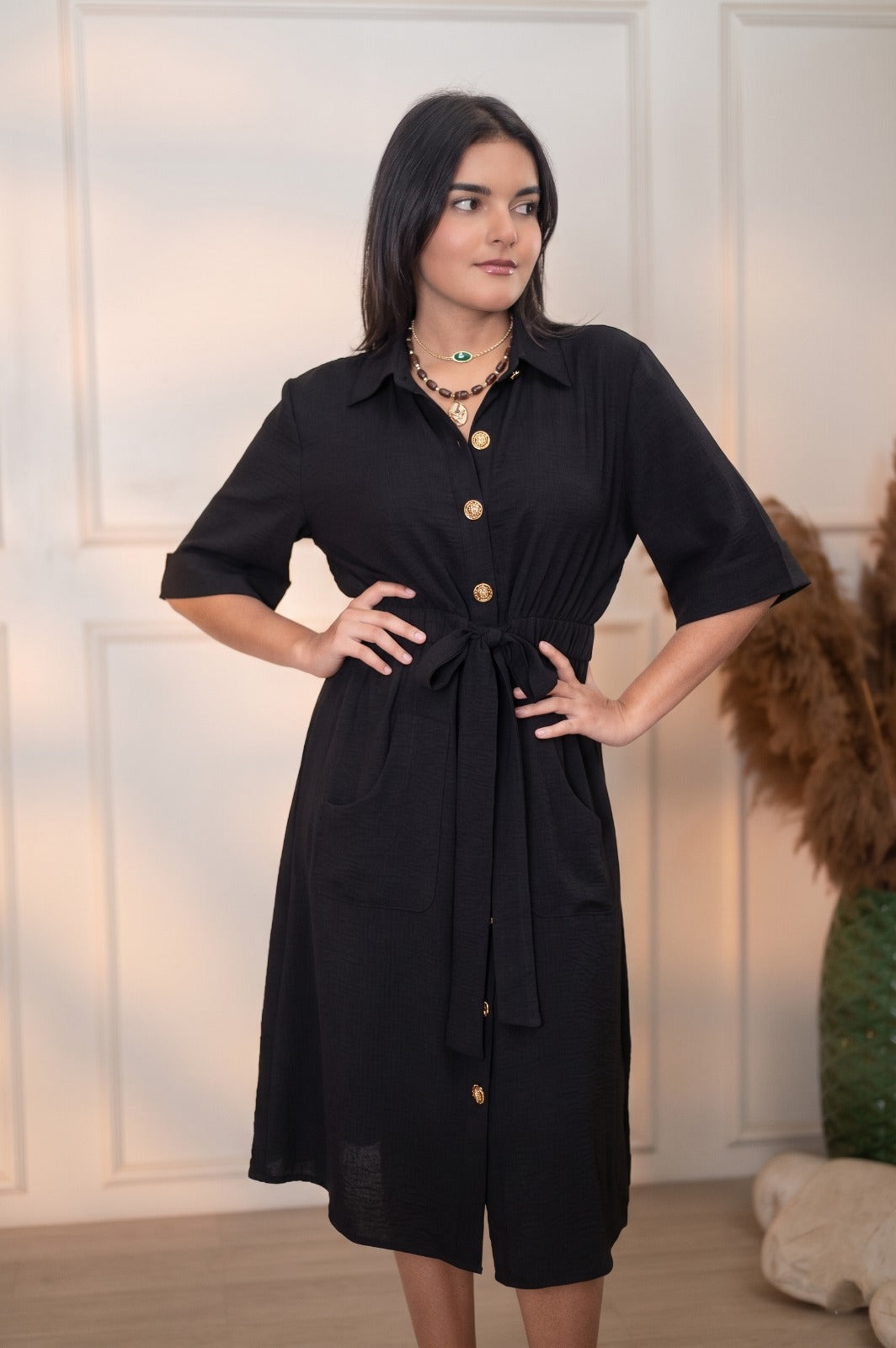BLACK LEXINGTON DRESS