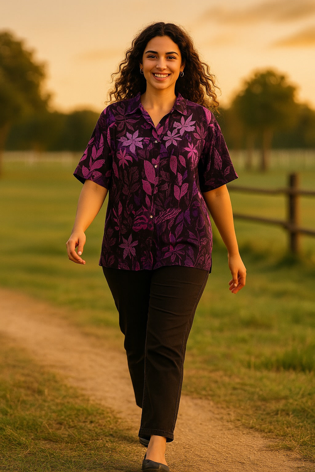 PURPLE CATHY NOVA SHIRT
