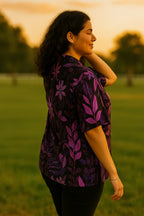 PURPLE CATHY NOVA SHIRT