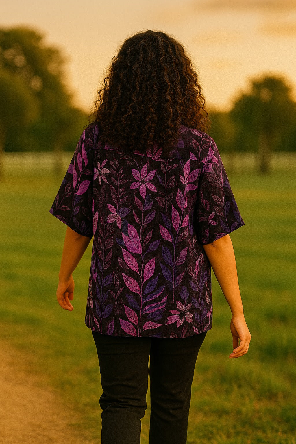 PURPLE CATHY NOVA SHIRT