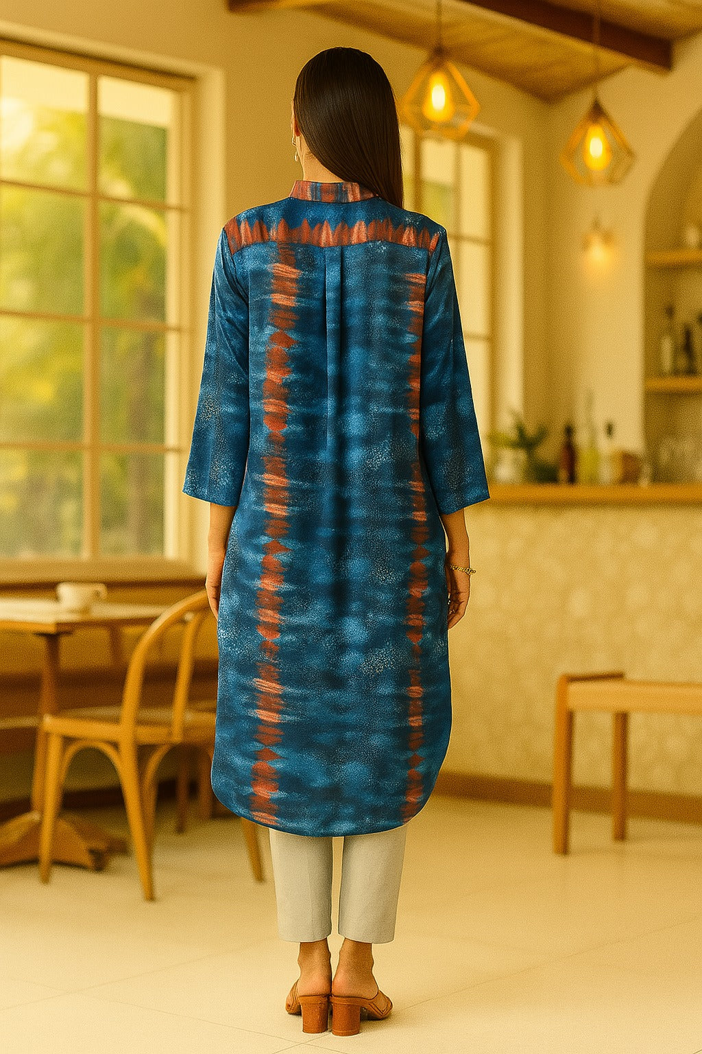 SATURN BLUE WHITNEY TUNIC