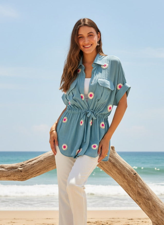 BLUE KRISM SHIRT