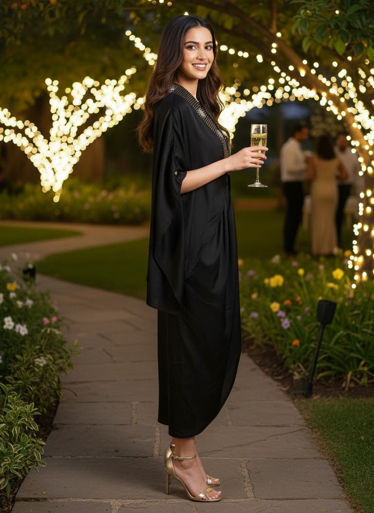 BLACK TULE DRESS