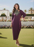 PURPLE LOUDLESS DRESS