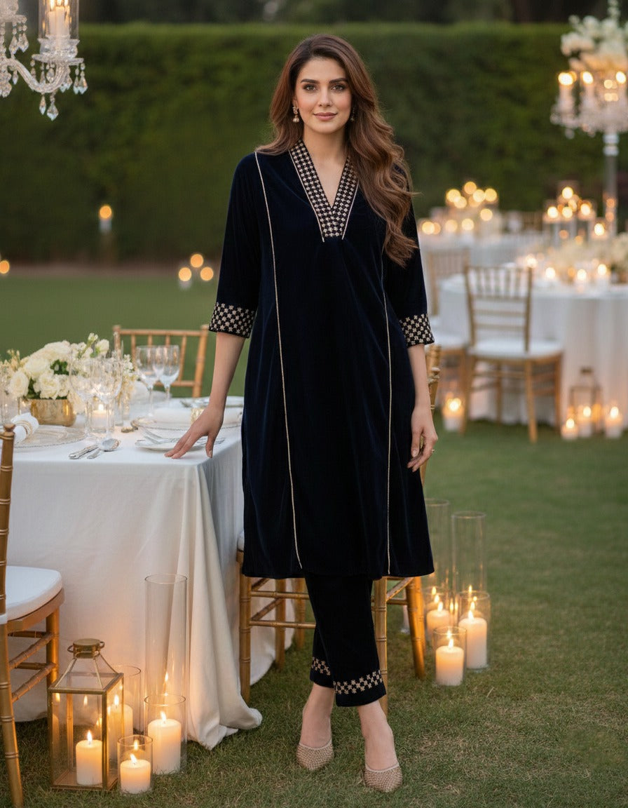 NAVY KALI TUNIC