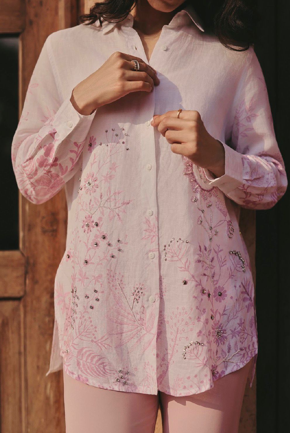 PINK SIA MOKO SHIRT