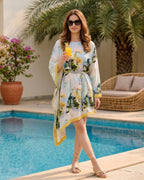 MUSTARD STRIKE DRESS