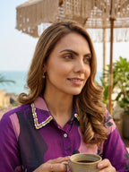 PURPLE GINGER KYLA SHIRT