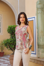 Print Cotton Top