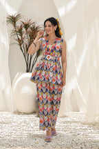 Printed Top With Trouser Co-Ords