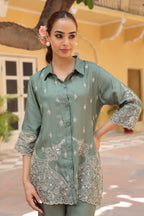 Women Embroidered Co-ord Set