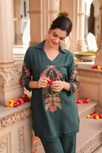 Women's Printed Tunic and Trouser Co-Ord Set