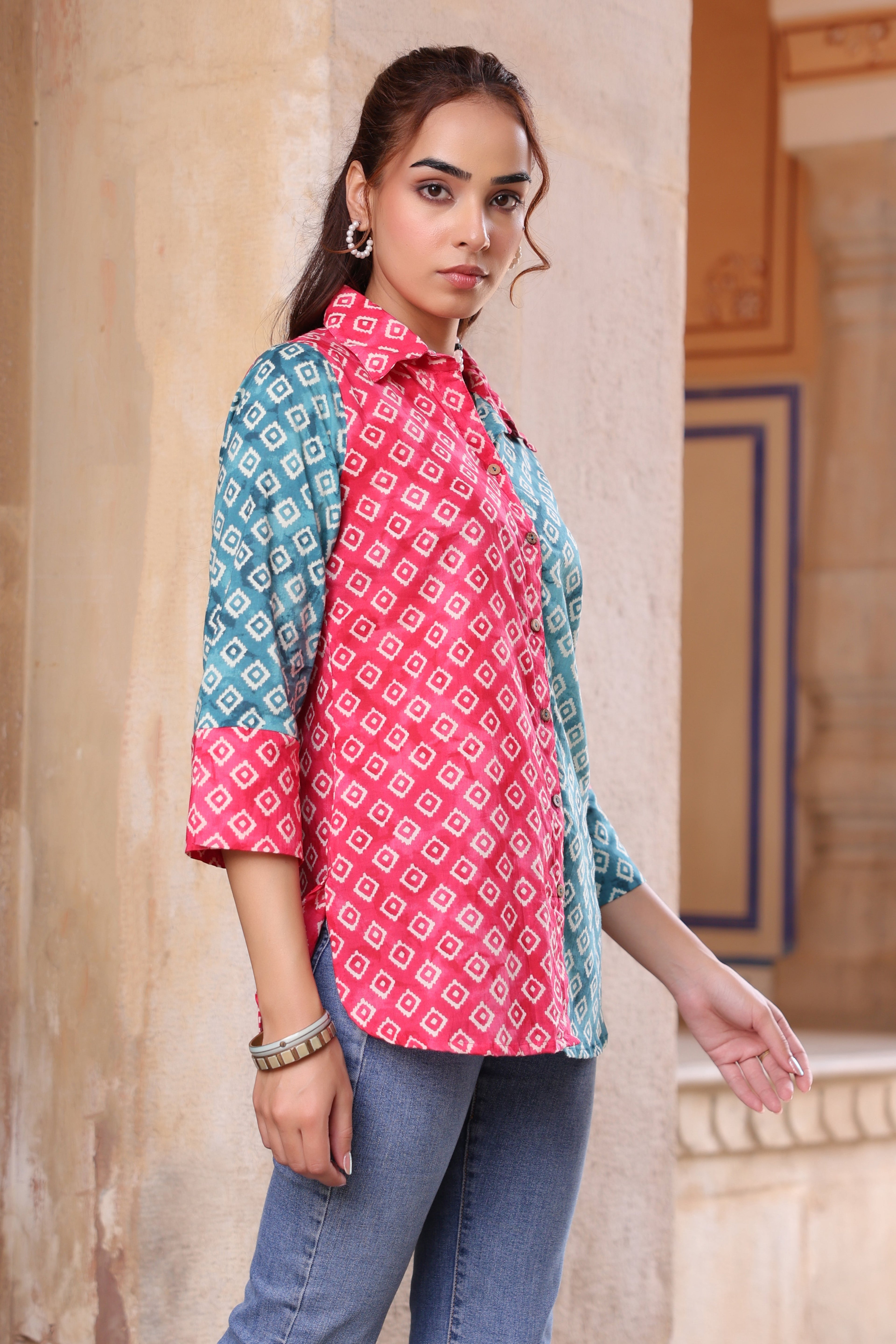 Women Relaxed Printed Casual Shirt