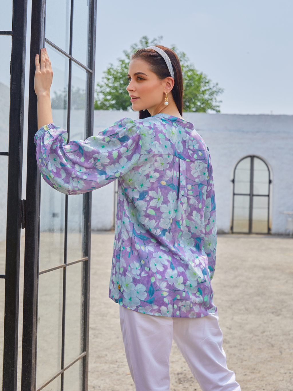 LILAC WINKLE INDUS SHIRT