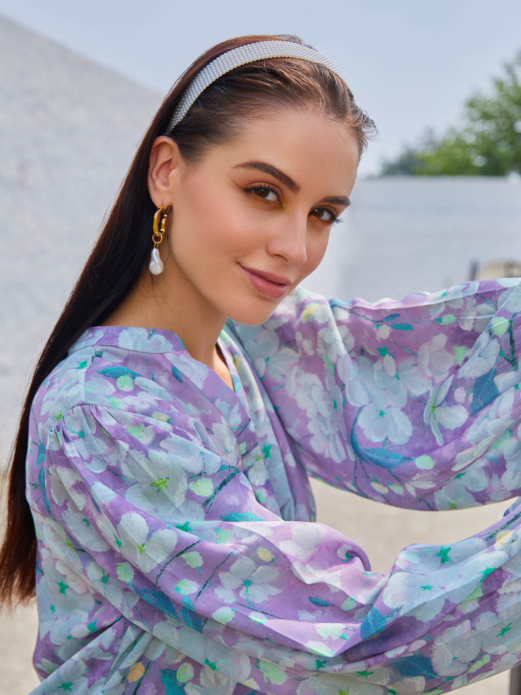 LILAC WINKLE INDUS SHIRT