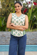 Print Cotton Top