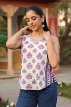 Print Cotton Top