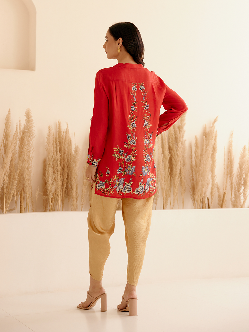 MANTRA RED BUTTON DOWN SHIRT