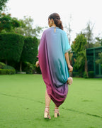 OMBRE BLUE IKONIC DRESS