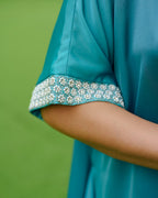 OMBRE BLUE IKONIC DRESS