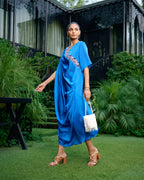 ELECTRIC BLUE CLUSTER DRESS