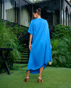 ELECTRIC BLUE CLUSTER DRESS