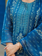 Women Ethnic Motifs Printed Regular Kurta with Trousers & Dupatta