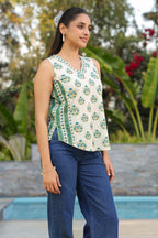 Print Cotton Top