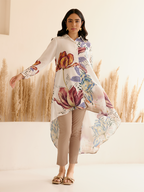 BUSH WHITE SOLAR DRESS